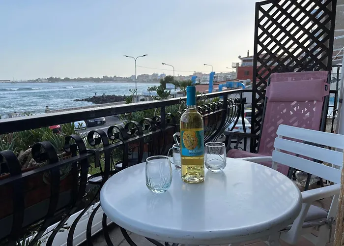 公寓 Sea Front Taormina 贾迪尼-纳克索斯