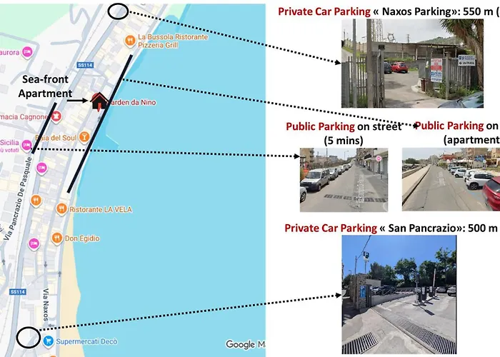 Sea Front Taormina جيارديني ناكسوس